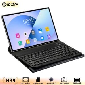 Tablet Inteligente H39 de 10.1 Pulgadas, Dos Versiones Diferentes (4GB RAM+64GB ROM) & (3gb RAM+32GB ROM), Android 13 Libre, Batería de 6000mah, 5g WiFi, Resolución de 1920x1200